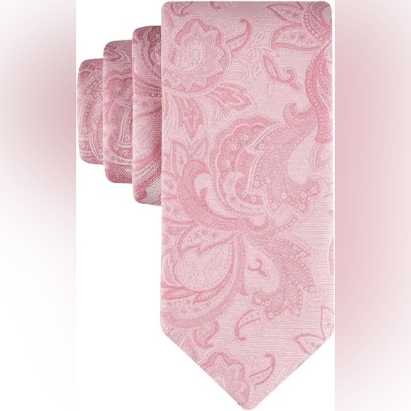 Tommy Hilfger Pink Paisley Tie